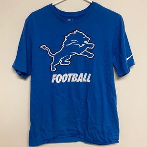 Nike blue lions football t-shirt